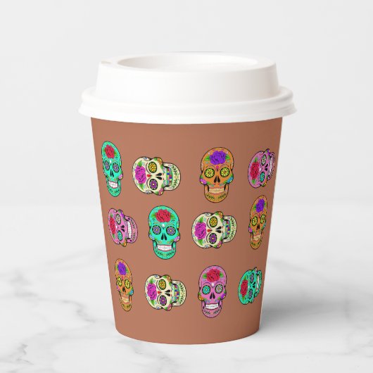 砂糖スカル 紙コップ (裏面)