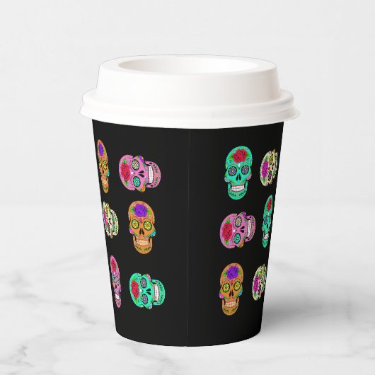 砂糖スカル 紙コップ (右)