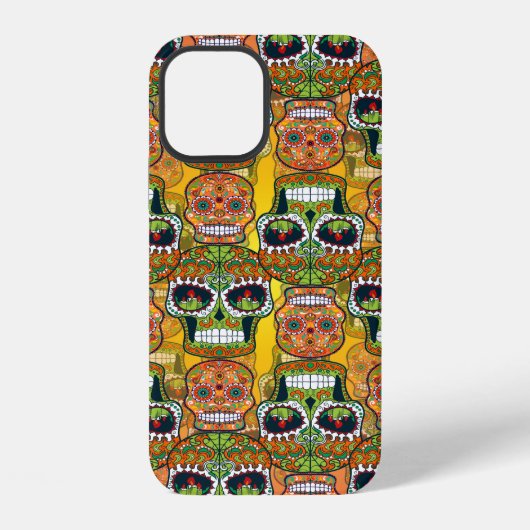 砂糖スカル iPhoneケース (裏面)