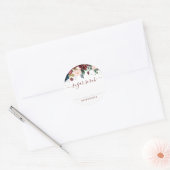 砂糖スクラブラベル ラウンドシール (封筒)