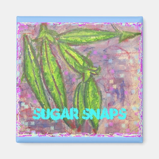 砂糖スナップ マグネット (正面)