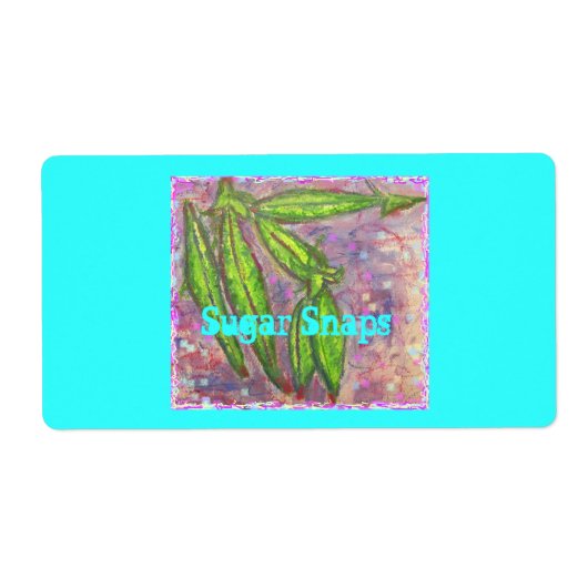 砂糖スナップ ラベル (正面)