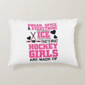 砂糖スパイスと全てのアイスガールホッケー アクセントクッション (正面)