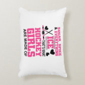 砂糖スパイスと全てのアイスガールホッケー アクセントクッション (正面(垂直))