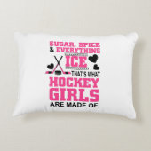 砂糖スパイスと全てのアイスガールホッケー アクセントクッション (裏面)