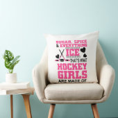 砂糖スパイスと全てのアイスガールホッケー クッション (椅子)