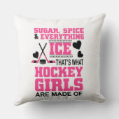 砂糖スパイスと全てのアイスガールホッケー クッション (裏面)