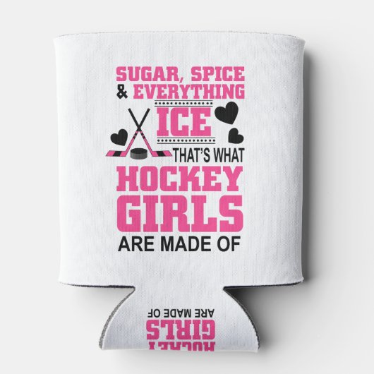 砂糖スパイスと全てのアイスガールホッケー 缶クーラー (裏面)