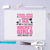 砂糖スパイスと全てのアイスガールホッケー 薄葉紙 (クラフト)