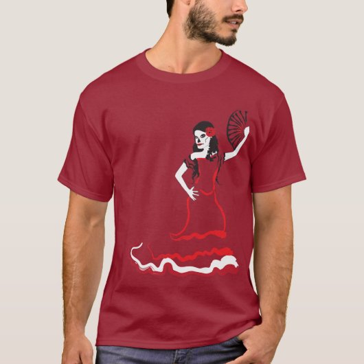 砂糖スペインのスカルダンサー Tシャツ (正面)