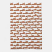 砂糖チュロ揚げ生地ペストリーチュロスプリント キッチンタオル (縦)