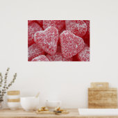 砂糖ハートキャンディーポスター ポスター (キッチン)