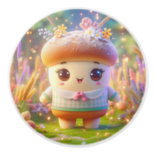 砂糖パンIII セラミックノブ (正面)