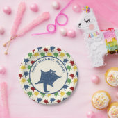 砂糖パーソナライズされた飛んでいるは一次色をグライダー ペーパープレート (パーティー)