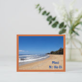 砂糖ビーチ、キヘイ、ハワイ、マウイのカオイ ポストカード (スタンド正面)