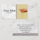 砂糖ペースト脱毛皮膚脱毛 名刺 (正面/裏面)