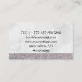 砂糖ペースト脱毛皮膚脱毛 名刺 (裏面)