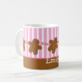 砂糖及びスパイスのジンジャーブレッドのカスタムのマグ コーヒーマグカップ (正面左)