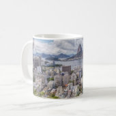 砂糖塊とのBotafogo コーヒーマグカップ (正面左)