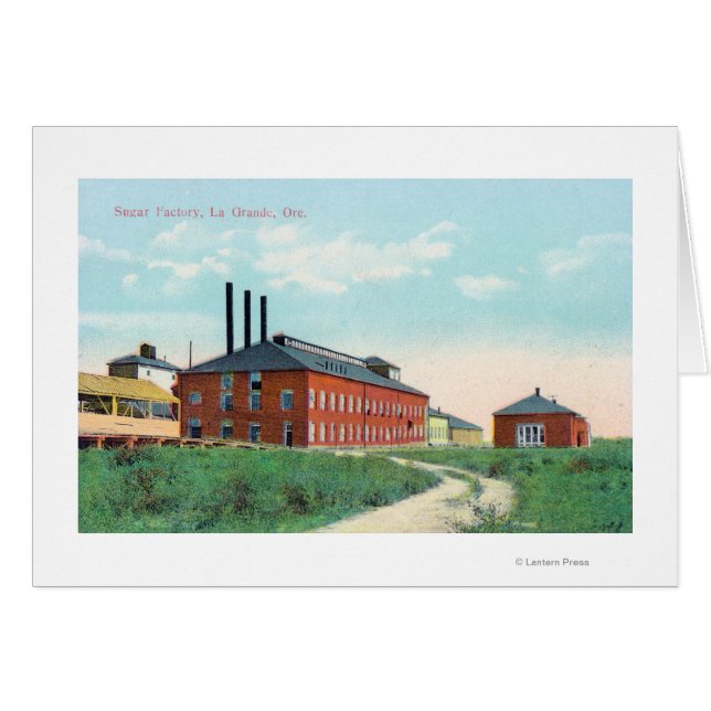 砂糖工場の外観 (正面横)