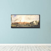 砂糖工場の見解 キャンバスプリント (インサイチュ (ウッドフロア))