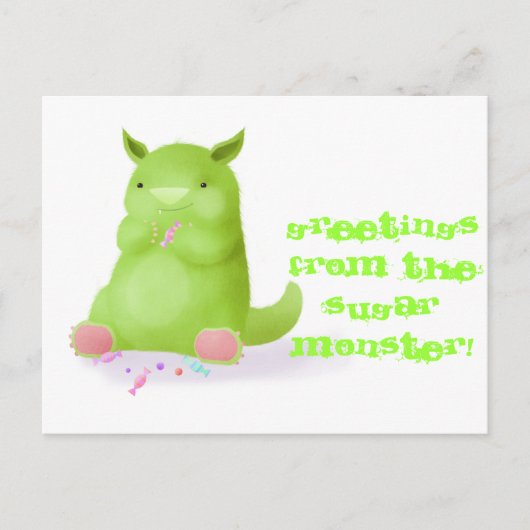 砂糖怪獣 ポストカード (正面)