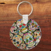 砂糖最高のスカルの販売 キーホルダー (正面)