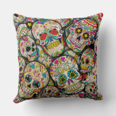 砂糖最高のスカルの販売 クッション (裏面)