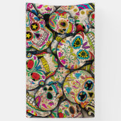 砂糖最高のスカルの販売 横断幕 (縦)