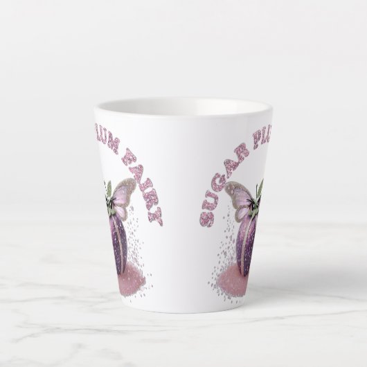 砂糖梅の妖精 カフェラテマグ (正面)