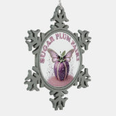 砂糖梅の妖精 スノーフレークピューターオーナメント (左)