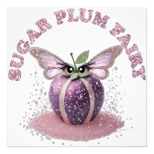 砂糖梅の妖精 フォトプリント            (正面)