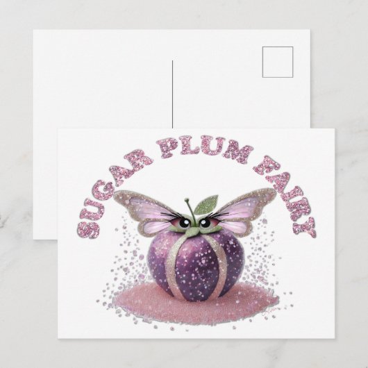 砂糖梅の妖精 ポストカード (正面/裏面)