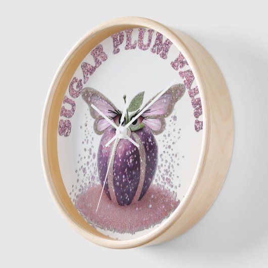 砂糖梅の妖精 壁時計 (傾斜)