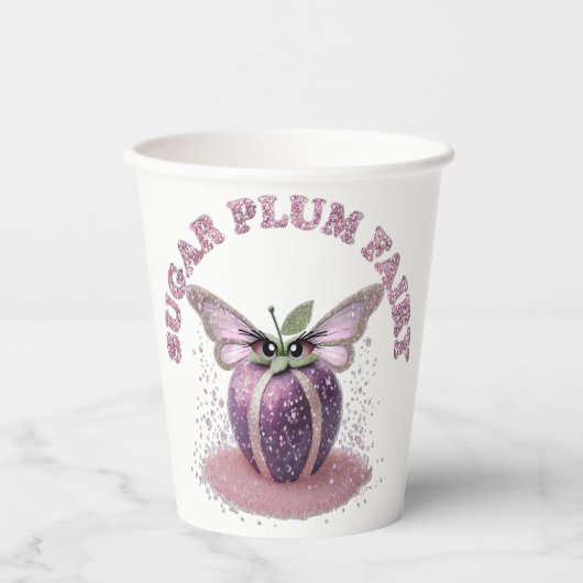 砂糖梅の妖精 紙コップ (正面)
