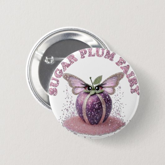 砂糖梅の妖精 缶バッジ (正面&裏面)