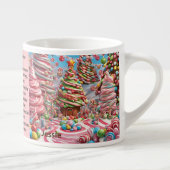 砂糖梅の幻視は子供の名前のクリスマスを追加 エスプレッソカップ