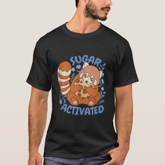 砂糖活性化レッドパンダ Tシャツ (正面)