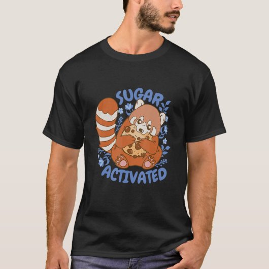 砂糖活性化レッドパンダ Tシャツ (正面)