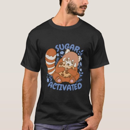 砂糖活性化レッドパンダ Tシャツ (正面)