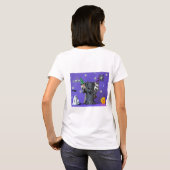砂糖滑空機ハロウィーン Tシャツ (裏面フル)