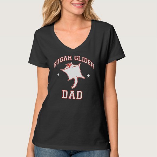 砂糖滑空機パパ Tシャツ (正面)