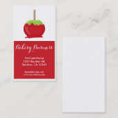 砂糖漬けのりんごのカスタマイズ可能な食糧名刺 名刺 (正面/裏面)