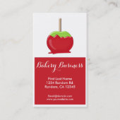 砂糖漬けのりんごのカスタマイズ可能な食糧名刺 名刺 (正面)