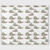 砂糖漬けのカタツムリ ラッピングペーパー (フラット)