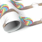 砂糖漬けのカタツムリ ラッピングペーパー (ロールコーナー)