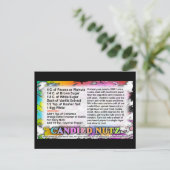 砂糖漬けナットレシピカード ポストカード (スタンド正面)