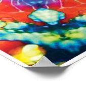 砂糖漬け運動コラージュ万華鏡のように千変万化するパターンポスター ポスター (角)