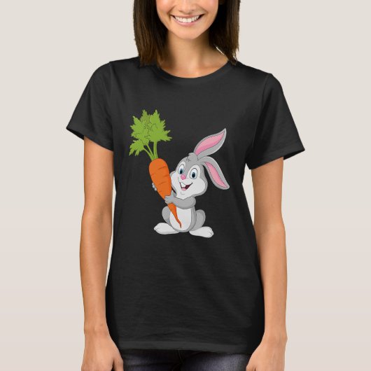 砂糖甘いイースターバニーイースター Tシャツ (正面)