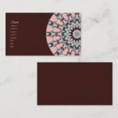 砂糖菓子の万華鏡のように千変万化するパターン 名刺 (正面/裏面)